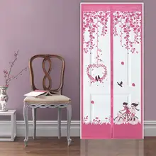 Cycling Bird Anti Mosquito Magnetic Door Window Screen Curtain Summer Magnet Mesh Net Automatic Closing Home Room Door Screen tulle door screen mesh anti mosquito magnetic curtain