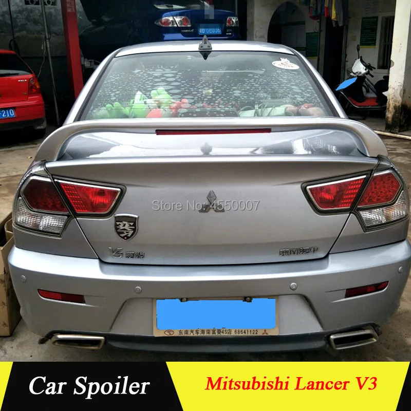 

Rear trunk wing spoiler for Mitsubishi lancer V3 spoiler High hardness ABS material for Mitsubishi lancer V3 2006-2015