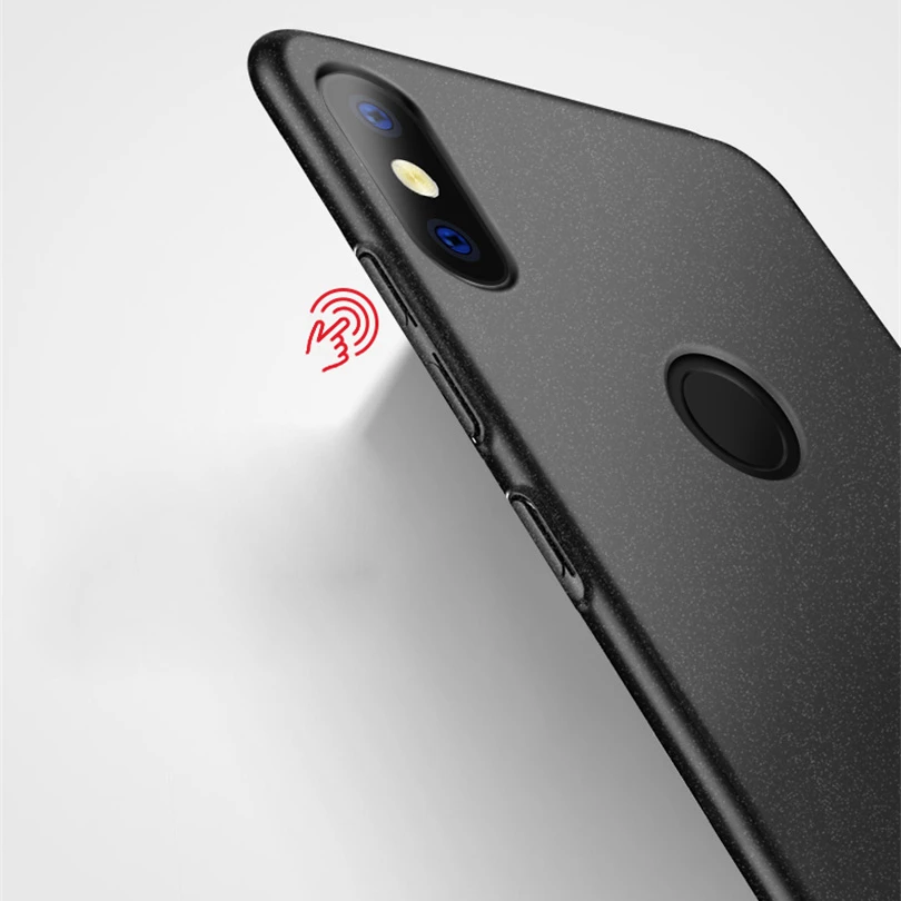 Матовый чехол Sandstone для Xiaomi Redmi Note 5 Pro S2 6A Plus силиконовый из ТПУ противоударный