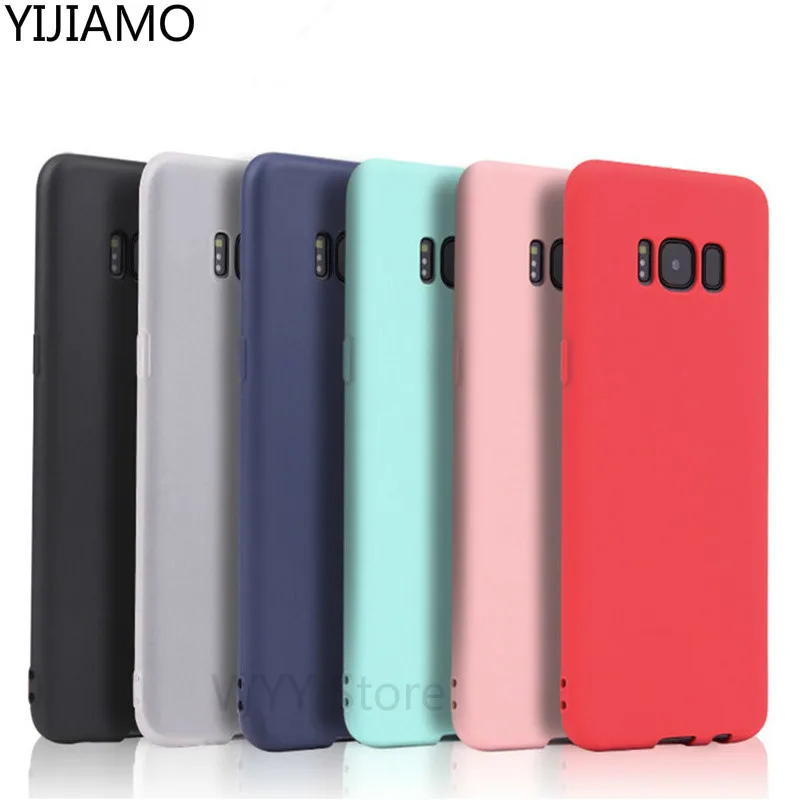 

Matte Cases For Samsung Galaxy A3 A5 A7 J7 J5 J3 2016 2017 J2 J5 J7 prime S6 S7 edge S8 plus Note 8 C5 C9 Pro soft silicone case