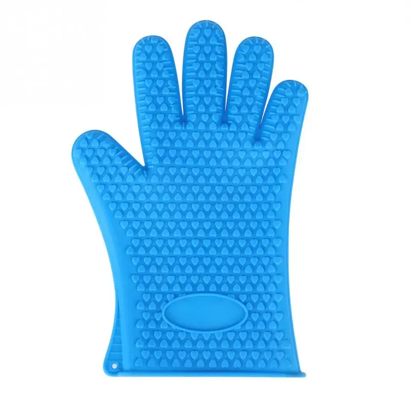 1 Pcs Heat Resistant Silicone Oven Glove Cooking Baking BBQ Oven Pot