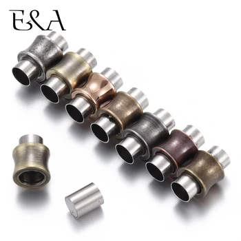 

Stainless Steel Magnetic Clasps Hole 6mm for Leather Cord Clasp Bracelet Magnet Buckle DIY Supplies Jewelry Making Components