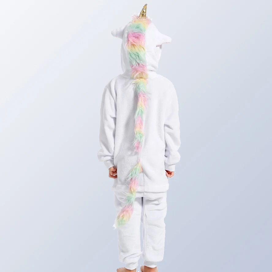 

Children Unicorn Onesies Kids Pajamas for Girls Boys Pijamas Onesies Flannel Kids Pyjamas Animal Hooded Children Sleepwear