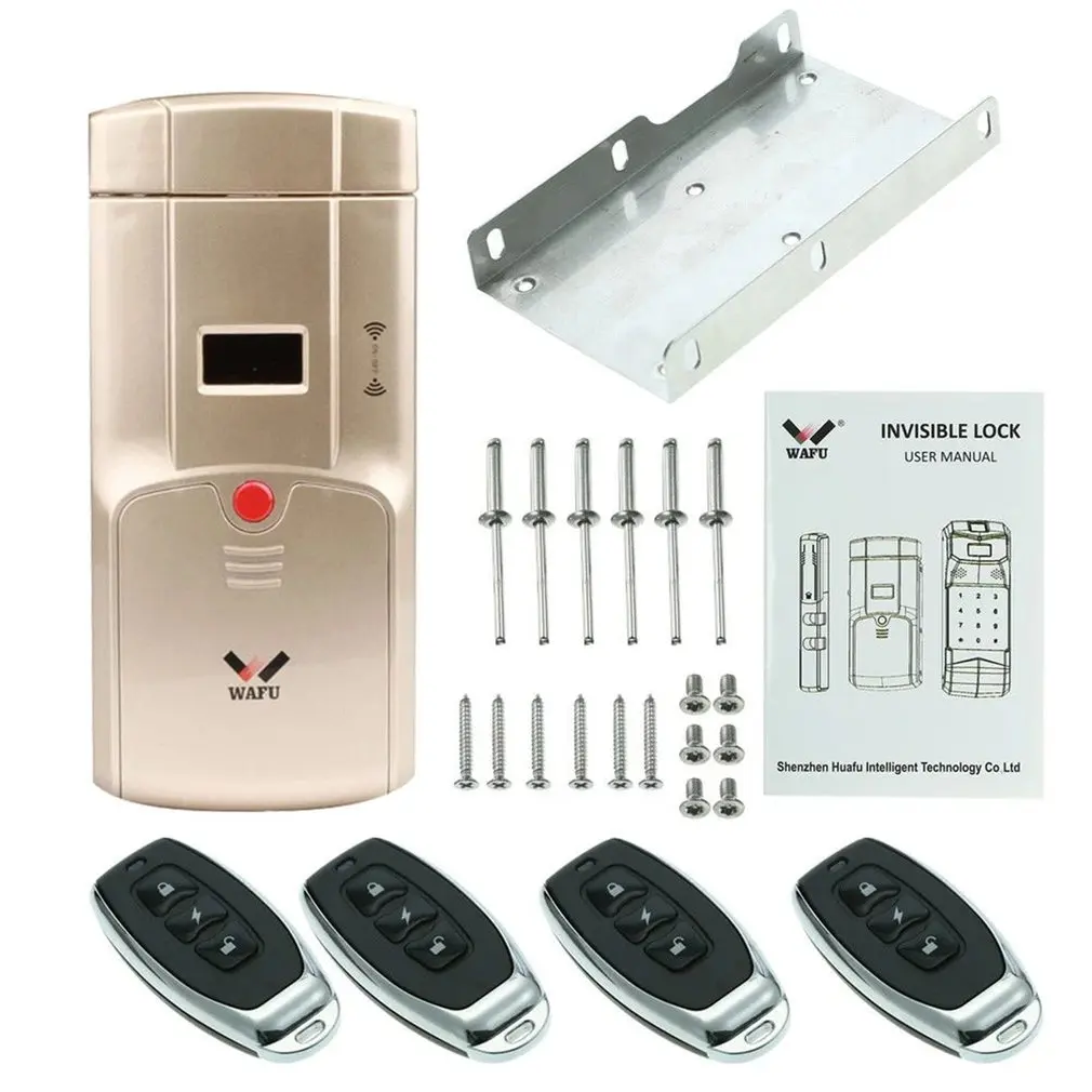 

HF-011A Smart Lock Fingerprint Touchscreen Keyless Bluetooth Smart Lock Built-In Alarm Security Lock for Home Office
