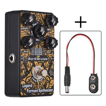 

Legend Formant Synthesizer Guitar Effect Pedal 4 Resonance Modes Guitar Pedal Aluminum Alloy Shell True Bypass