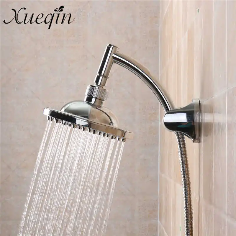1Pcs 6 Inch Copper Ball Round Overhead Rainfall Shower Head Bathroom Water Saving Shower Sprayer
