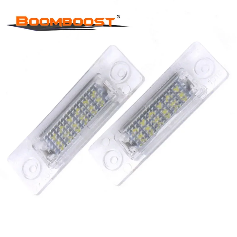 Numero Di Licenza Di Illuminazione Della Targa 12V 6000K Per Volkswagen Passat B5 2Pcs 18 Led Per Volkswagen/Skoda/Superb 1/ Caddy/Jetta/Golf
