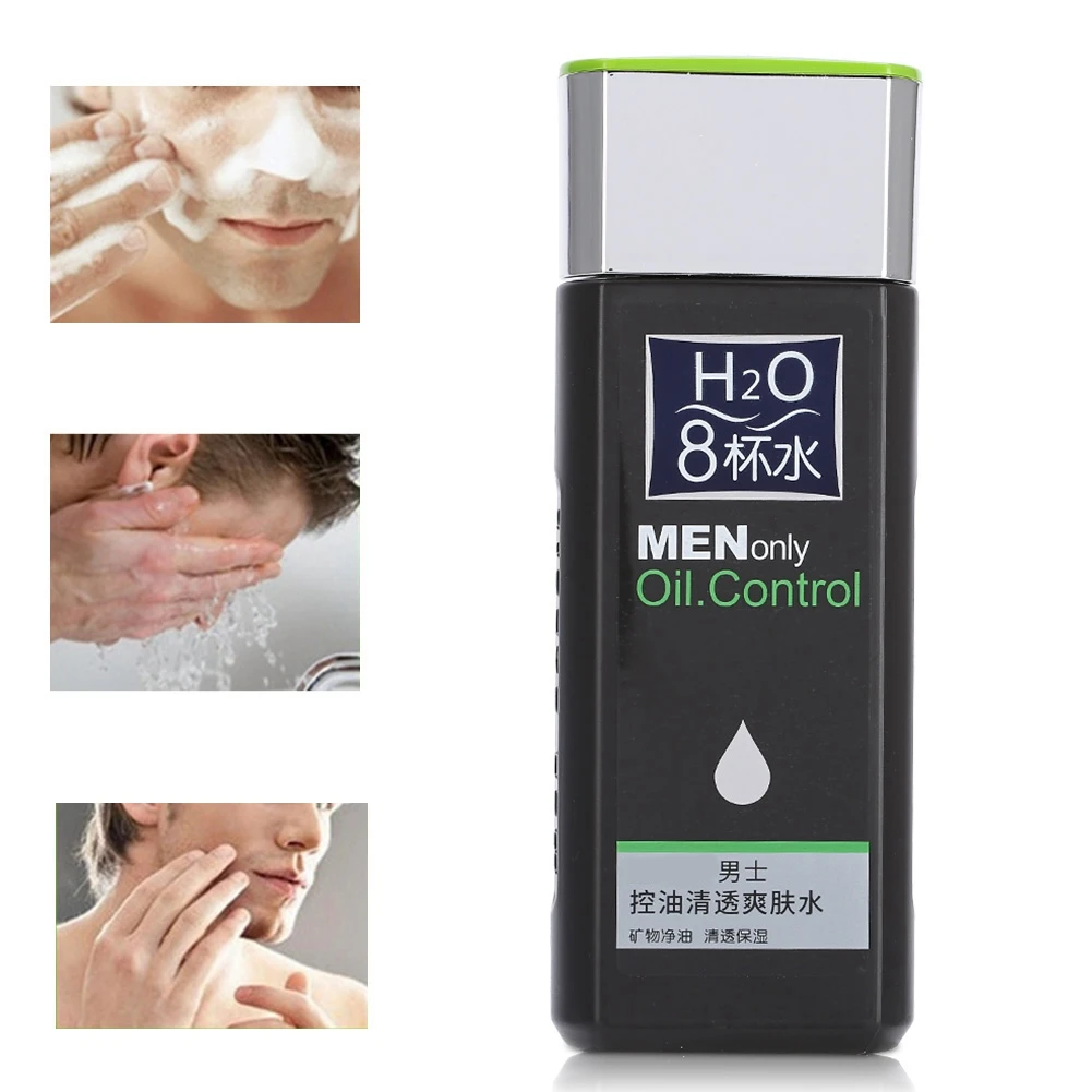 

130ML MEN Energy Hydrating Toner Moisturizing Face Care Shrinking pore Oil Control Blackhead Removal Skin Care Aftershave Cream