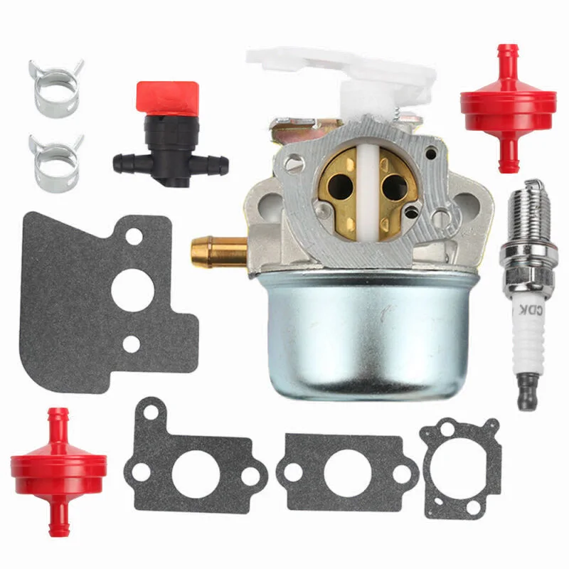 

New Carburetor For Briggs&Stratton 694203 690152 Spark Plug Shut Off Valve Clamp