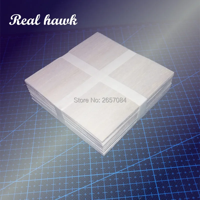 

5/10/20/50/100pcs AAA+ Balsa Wood Sheet 100x100x1mm Model Balsa Wood Can be Used for Military RC plane Models etc Smooth DIY