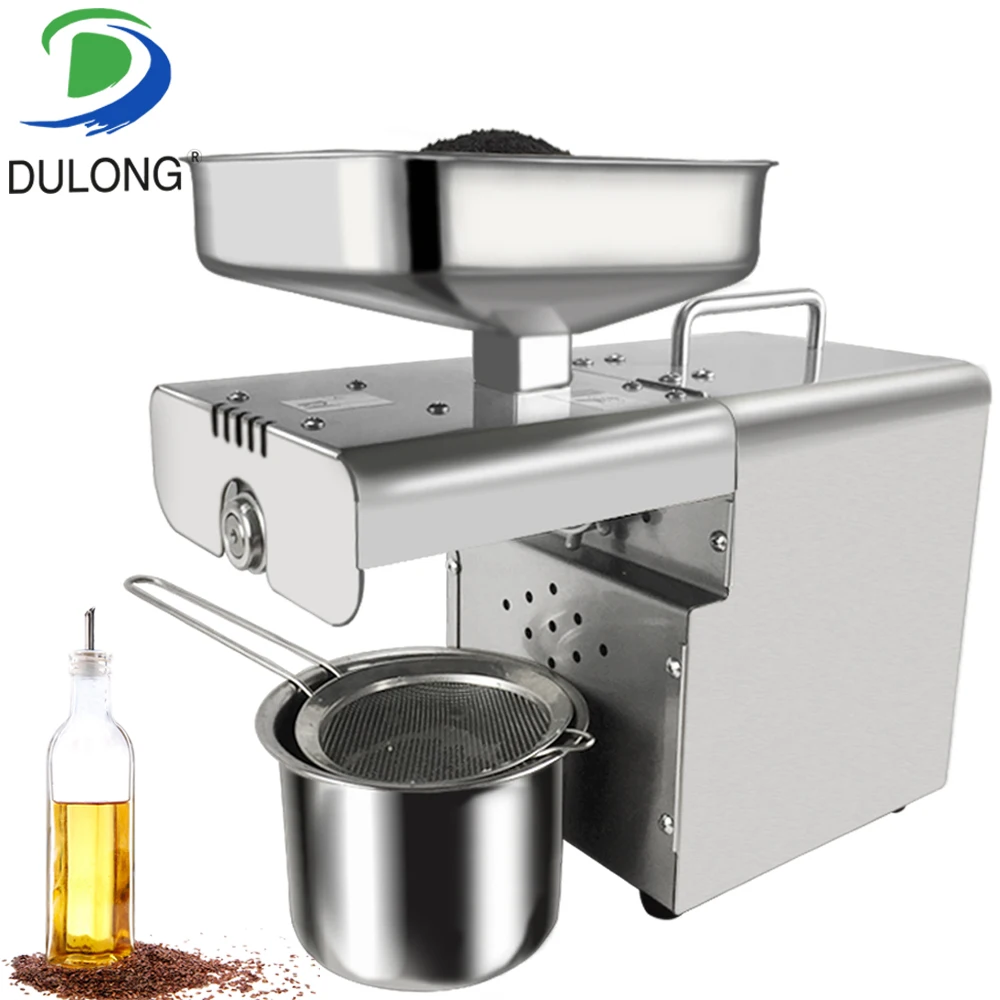 

DULONG Multi functionele oil extraction multifunctional mini oil cold press machine portable nut seed oil presser