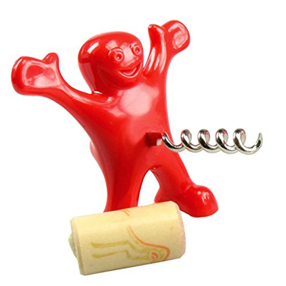 

Red Novelty Happy Man Beer Bottle Opener Stainless Steel Soda Whisky Beer Bottle Opener Stopper For Home Kitchen Bar Tools S3