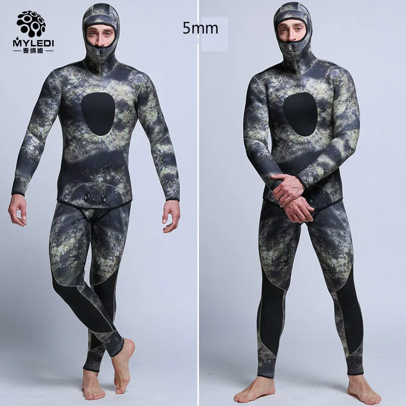 Buy 5MM camouflage submersible submersible two pieces