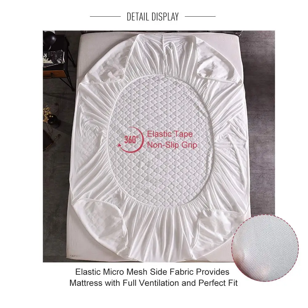 Warmtex жаккардовый цветок водонепроницаемый матрац подкладка крышка для матраса