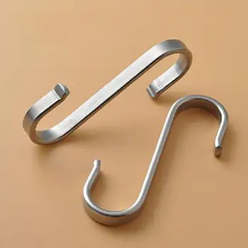 

6pcs/lot Hanging Stainless Steel Clothes Hooks S Shaped Kitchen Organizing Rack high quality