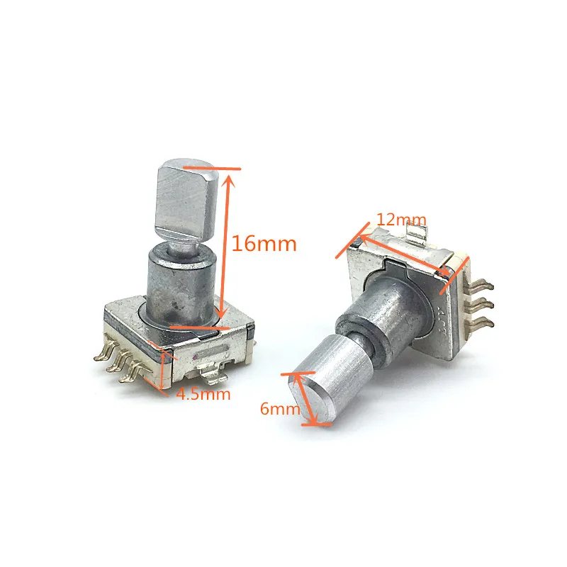 5 шт EC11 кодер переключатель с кнопочный переключатель 30 позиционный поворотный переключатель, кодовый коммутатор 5pin SMD 16 мм Haft вал