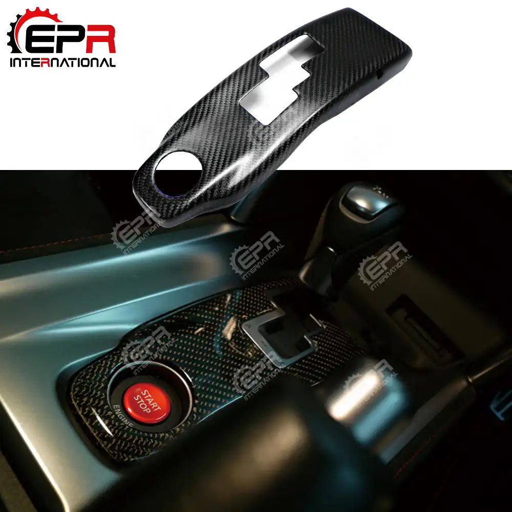 For Nissan R35 Gtr Center Console Cover Lhd Carbon Fiber