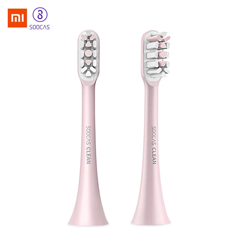 

Xiaomi Soocas x3 2PCS Soocare Replacement Electric Toothbrush Head For SOOCAS Xiaomi Mi SOOCARE X3 Brush Head Replacement Pink