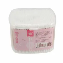 350 шт./кор. ватные палочки одноразовые косметические ватные палочки косметический инструмент ватные палочки ухо чистые инструменты прямоугольная коробка деревянные палочки