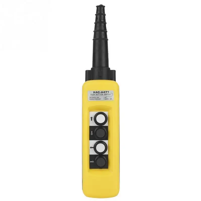 

Xac - A471 Crane Chain Hoist Lifting Controller Button Pendant 4 Buttons