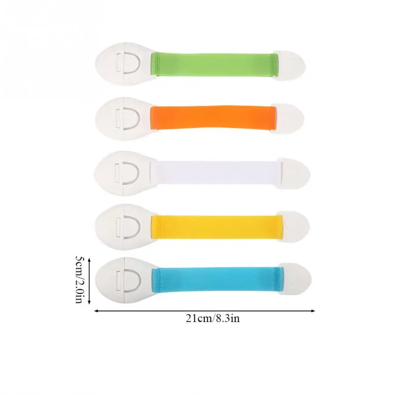 5 шт./компл./комплект, детский замок, красочный дверной ящик, холодильник, шкаф, замки для безопасности, Детские замки, Детская безопасность