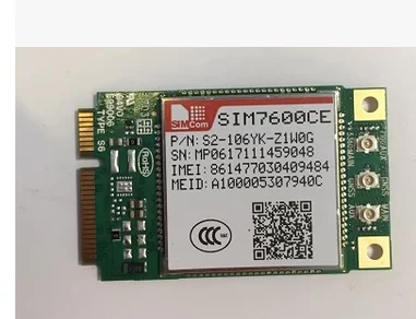 SIM7600CE-PCIE Mini Pcie cat4 LTE Novo и LTE-TDD/LTE-FDD/HSPA+/TD-SCDMA/GSM/GPRS/EDGE