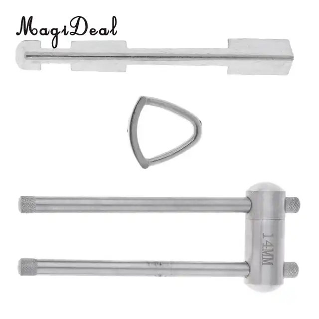 Stainless Steel Billiards Pool Cue Tip Press Shape Tool Aluminum