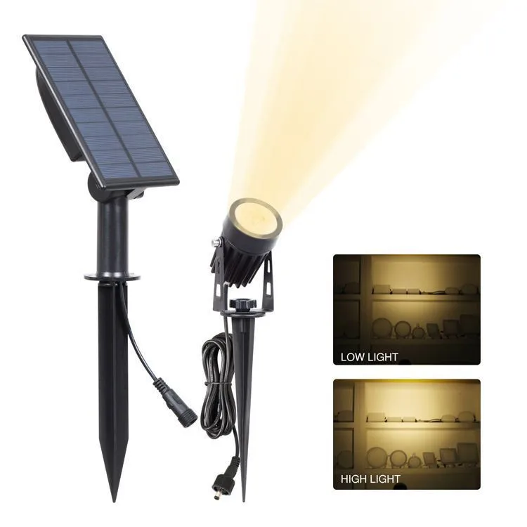 

Solar LED Light Induction Outdoor IP65 Waterproof Garden Spotlight Solar Powered Lawn Lamp Adjustable Lighting for Patio Decor