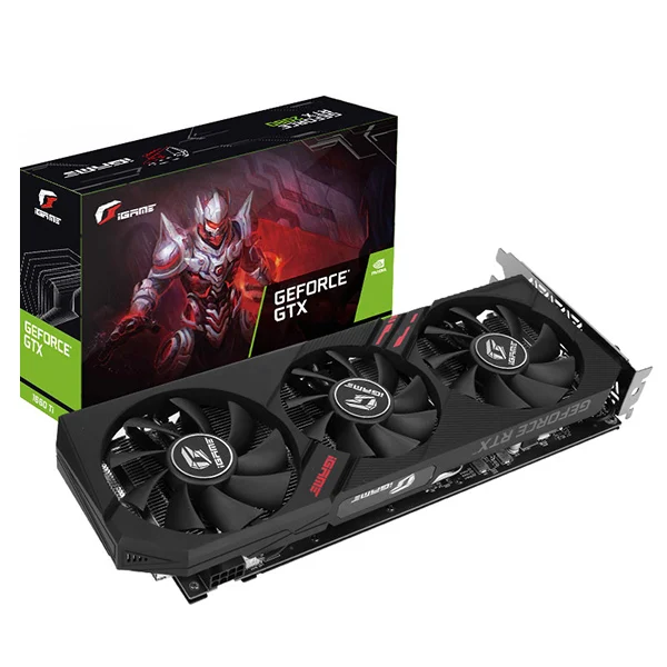 Красочные IGame GeForce GTX 1660Ti ультра Видео Графика карты 6 ГБ игровой GDDR6 192bit с RGB Свет