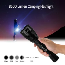 Lixada 5-режим 8500 люмен светодиодный фонарик J18 7-светодиодный тактический фонарь фонари для охоты кемпинг фонарь, с чехлом, аксессуары для кемпинга