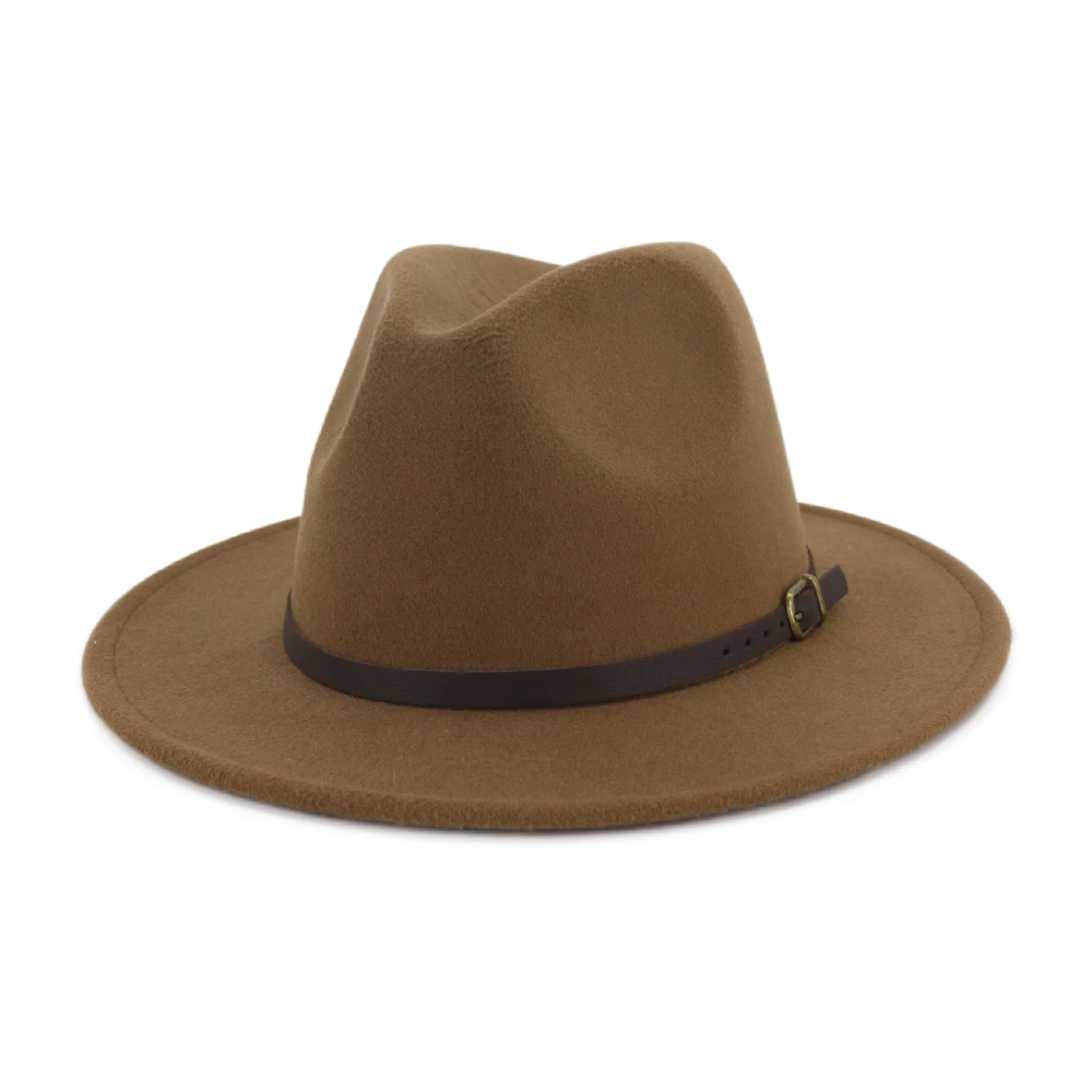 Новая Осенняя мужская шляпа Fedora Wo Мужская мода джаз лето весна черный имитация