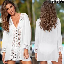 Модное повседневное свободное однотонное женское пляжное бикини, закрывающий Топ, для плавания, короткое пляжное платье, пляжная одежда, летняя одежда