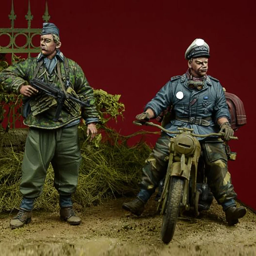 1/35 Resin Figure Soldier Model Kits Unassambled Unpainted For Military War Scene
