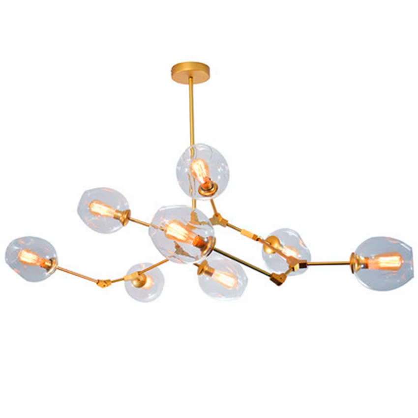 

Modern Glass LOFT LED Chandelier Pendant Lamps Pendant Light Italian Hanging Lamps Dining Room Kitchen Avize Luminaria Fixtures