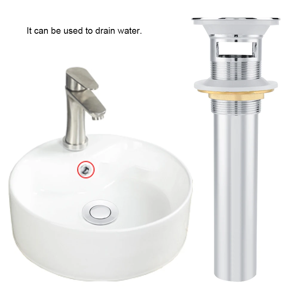 

Durable Copper Chrome Sink Drainer Shiny Sink Stopper Bathroom Silver Bathroom Accessories Best Offer