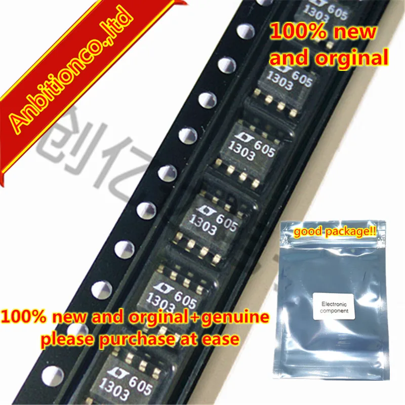 2-5pcs 100% new and orginal LT1303CS8 silk-screen 1303 SOP-8 Micropower High Efficiency DC/DC Converters with Low-Batt in stock |