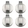 4 pièces métal 6mm universel argent cuisinière à gaz boutons de commande adaptateurs four commutateur cuisson Surface contrôle serrures utiles ► Photo 1/6