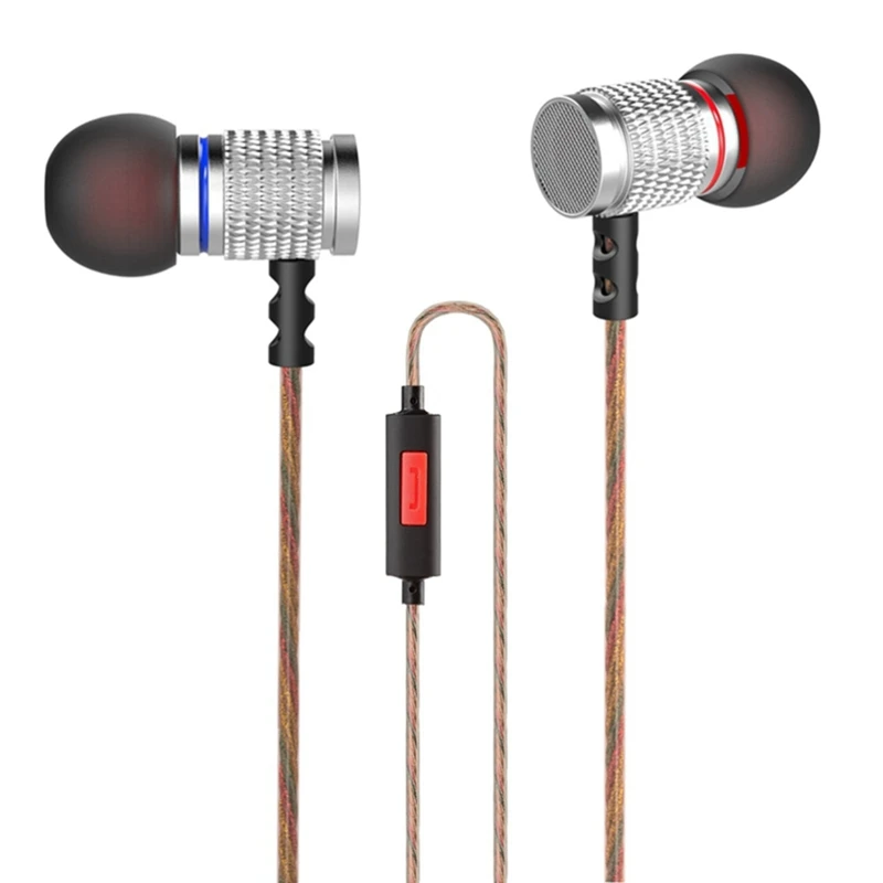 

Kz Edr2 In-Ear Earphone Metal Heavy Super Bass Sound Earbuds For Smart Phone Pc