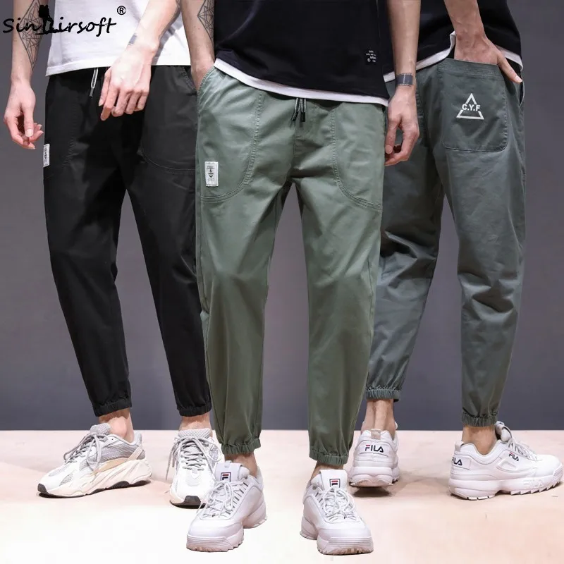 2019 новые мужские спортивные брюки тонкие повседневные мужские спортивные брюки мужские брюки стрейч брюки