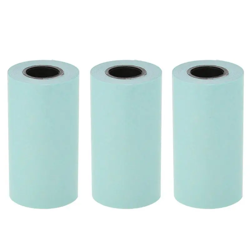 

3 Rolls Thermal Fax Paper Photo Printing Paperang Sticker Paper Adhesive Photo Paper for Mini Pocket Photo Printer Paperang 57mm
