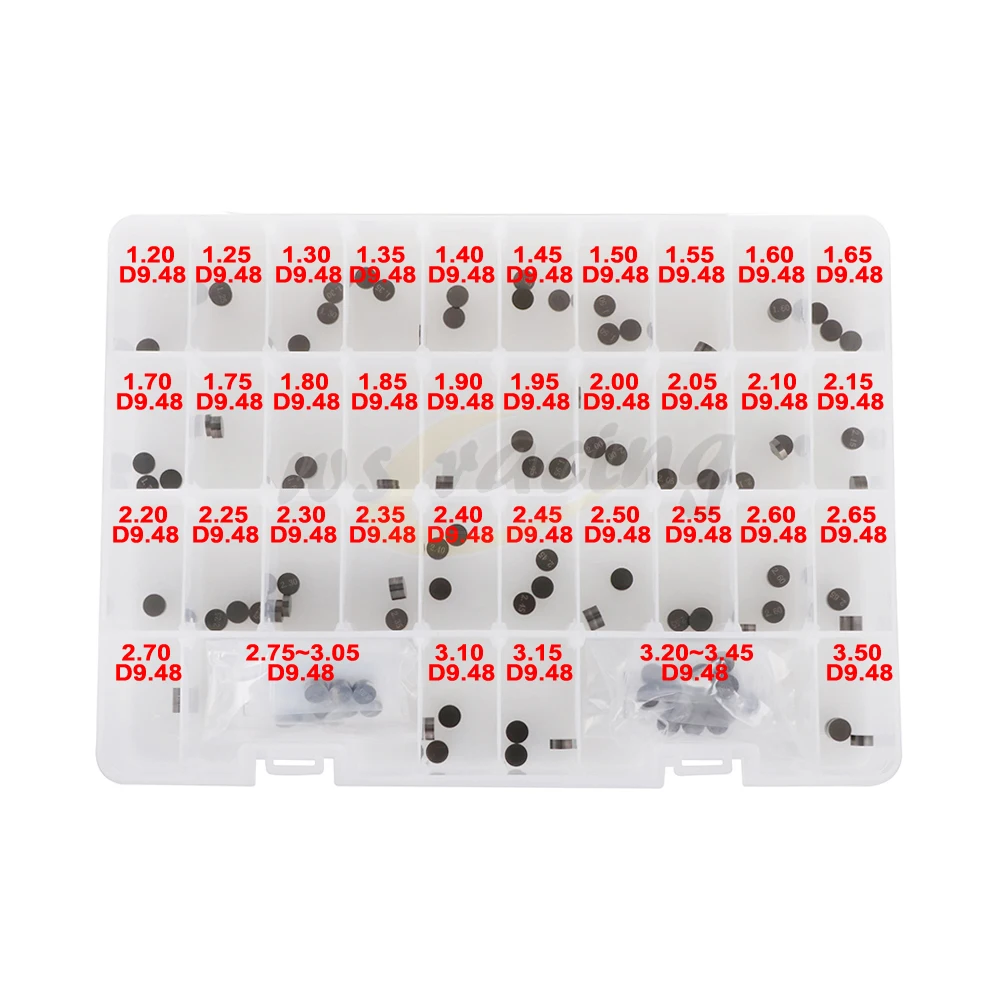 141Pcs948mmValveShimsKit1235mmForKawasakiKX450FZX1000