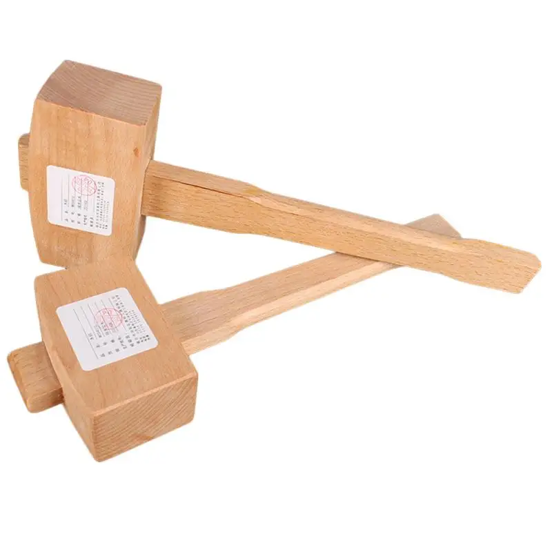 100 мм маленькие Буковые молотки, деревянные молотки, Деревообрабатывающие инструменты для шитья кожаной набивной рисунок