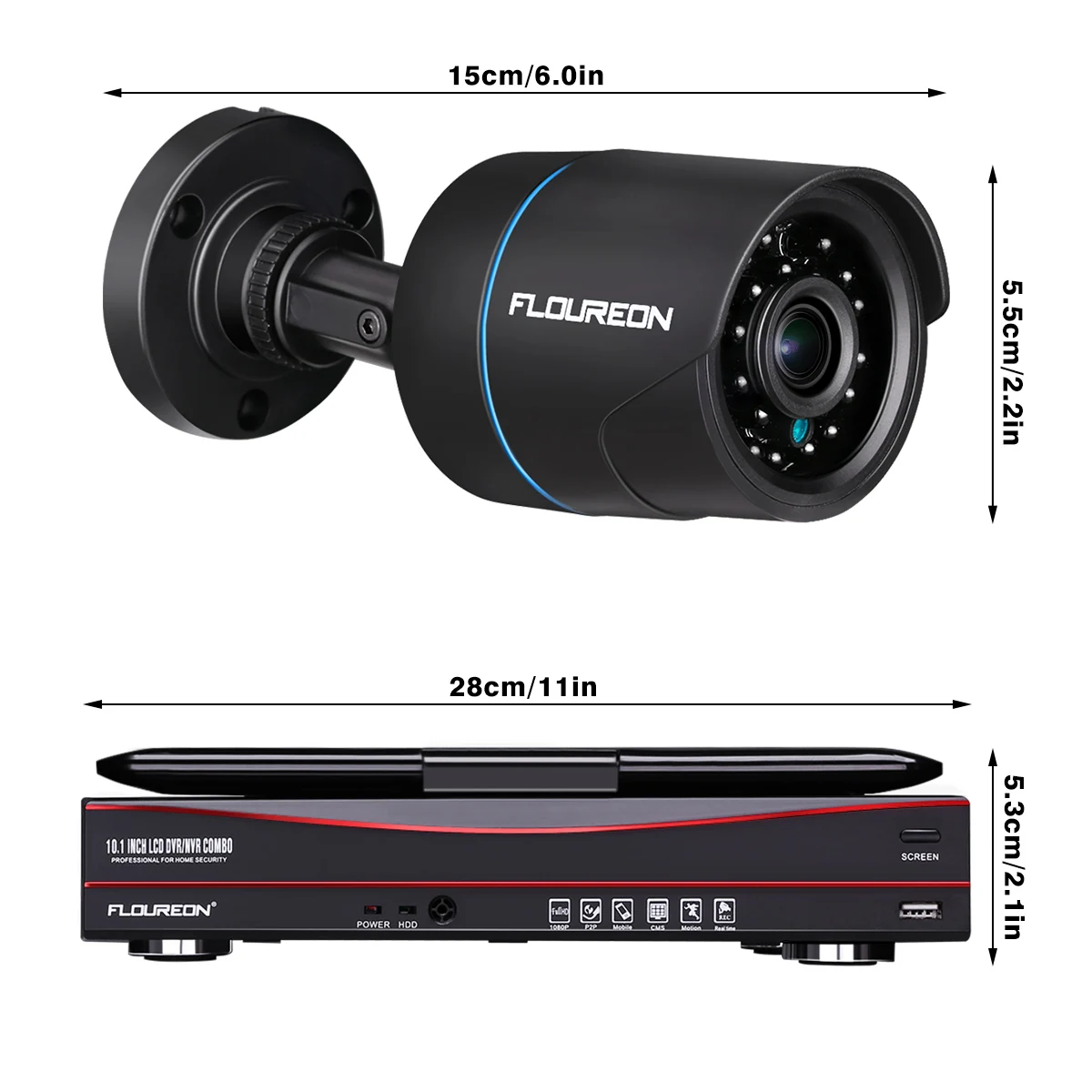 Для Австралии 4CH 1080 P AHD 5 в 1 DVR + 4 шт Открытый 2 0 MP камеры CCTV видеонаблюдения