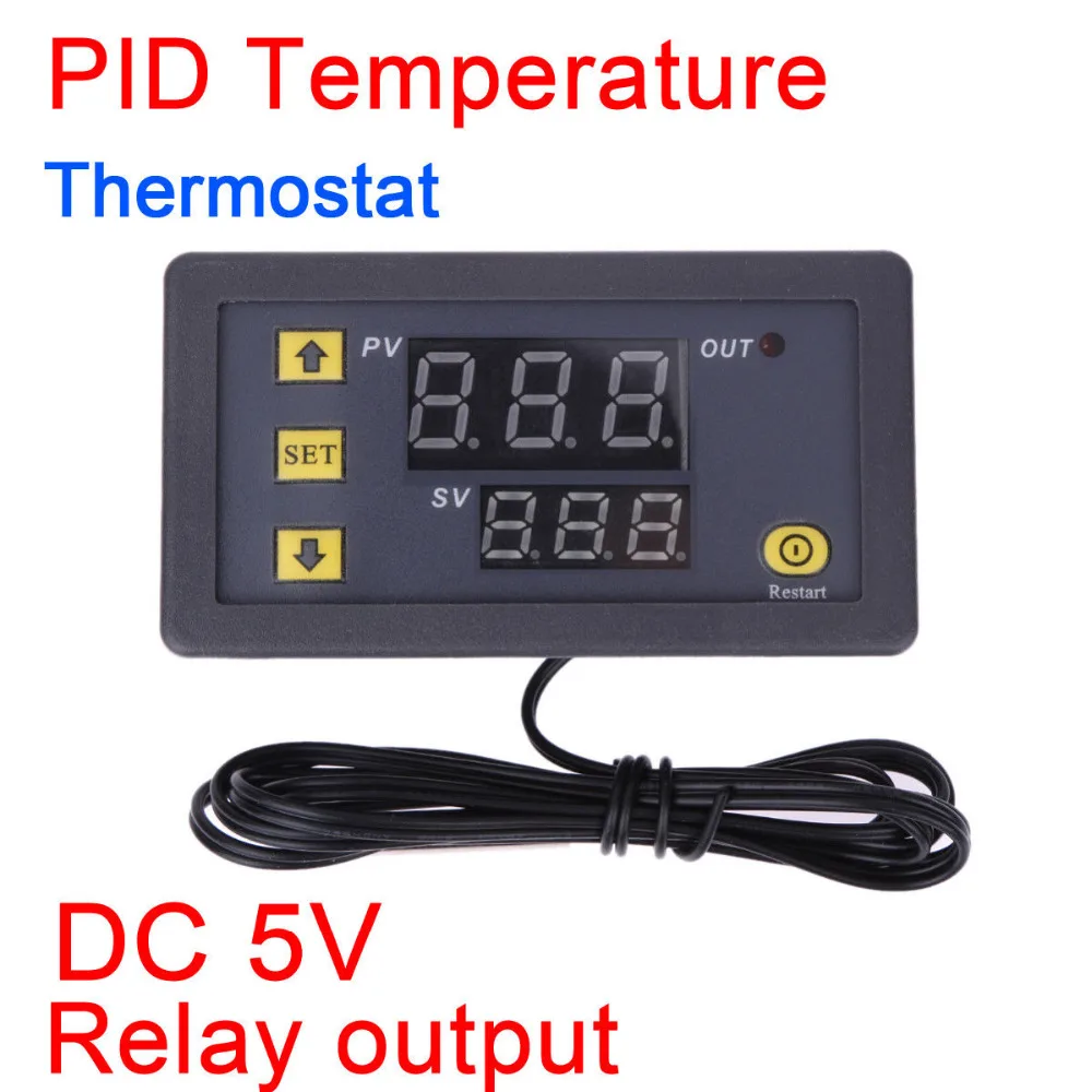 Dc 12v K type интеллектуальный цифровой термостат pid регулятор температуры