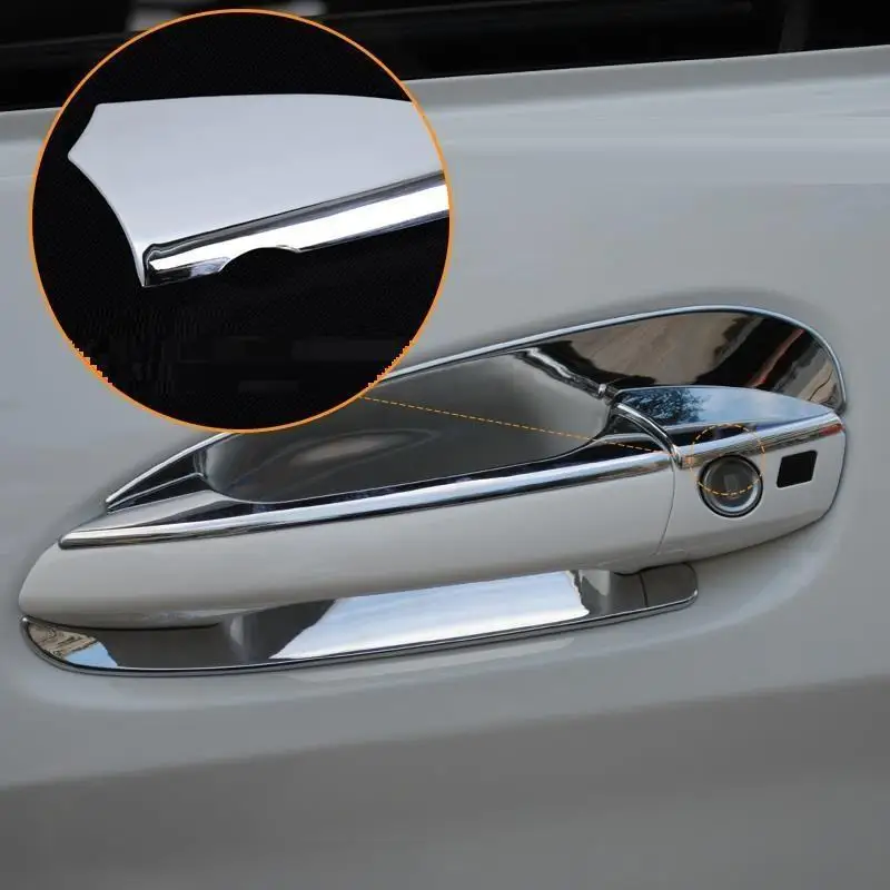 Дверные ручки внешний аксессуар стикеры полосы запчасти отделка молдингов стайлинга автомобилей 10 11 12 13 14 для Mercedes Benz C Class