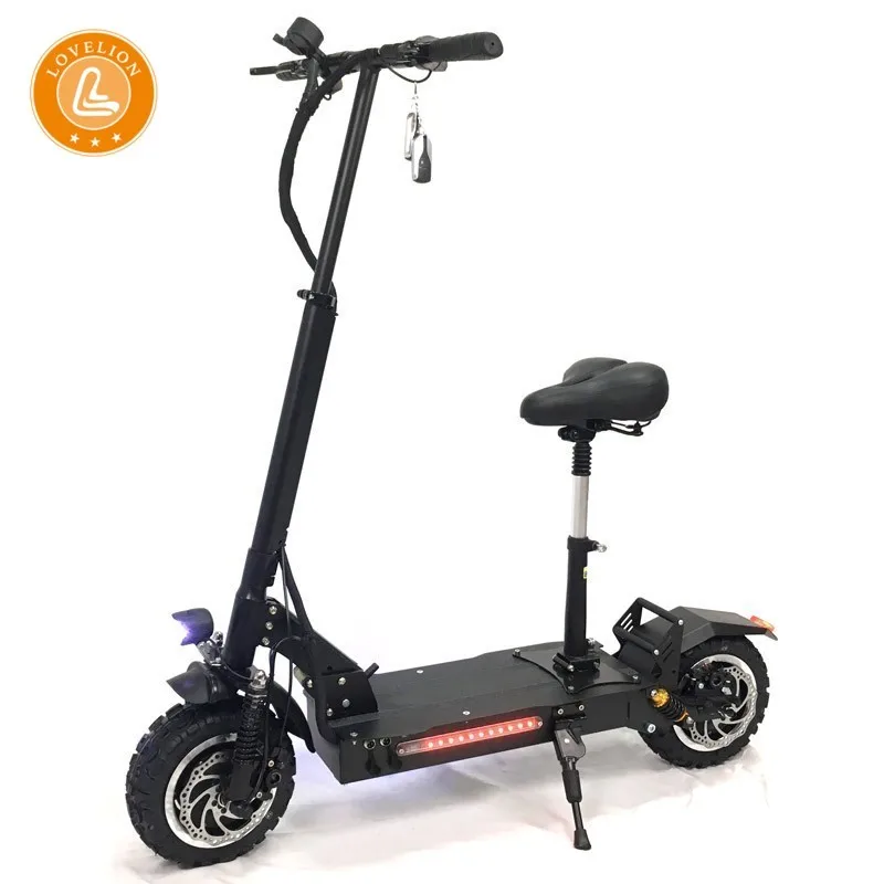 

LOVELION 11inch Off Road Foldable Electric Scooter Adult 60v 3200w Powerful New Electric Bicycle Fold Hoverboad Bike Scooters