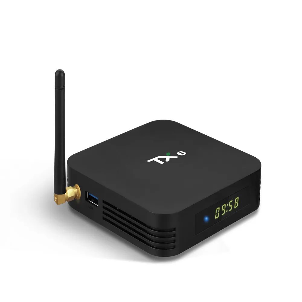 TX6 ТВ Box Android 9 4G Оперативная память 32G Встроенная Allwinner H6 Quad core Декодер каналов