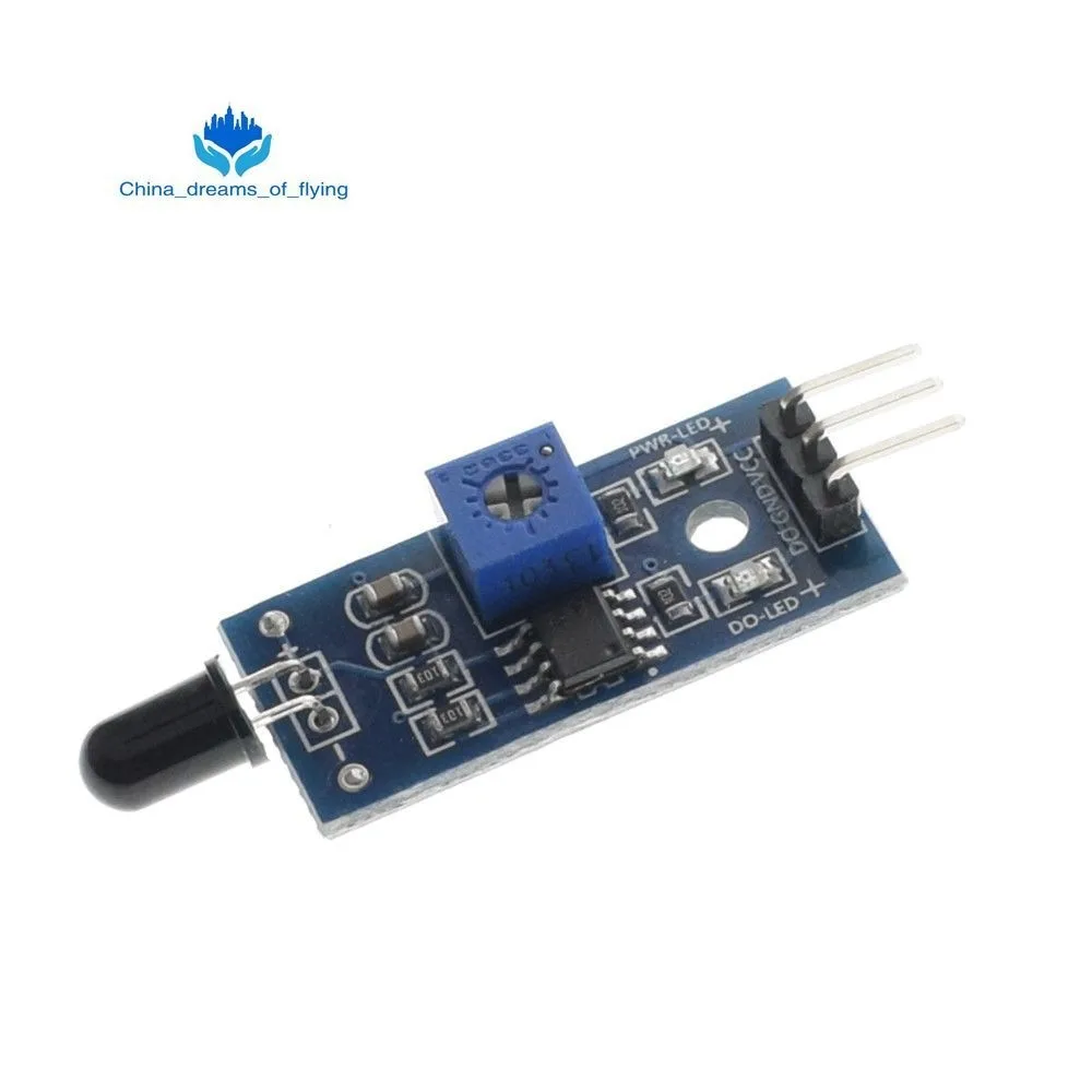 TZT ИК 3 провода Обнаружение пламени сенсор модуль пламя сенсор Модуль Детектор Smartsense Для Arduino