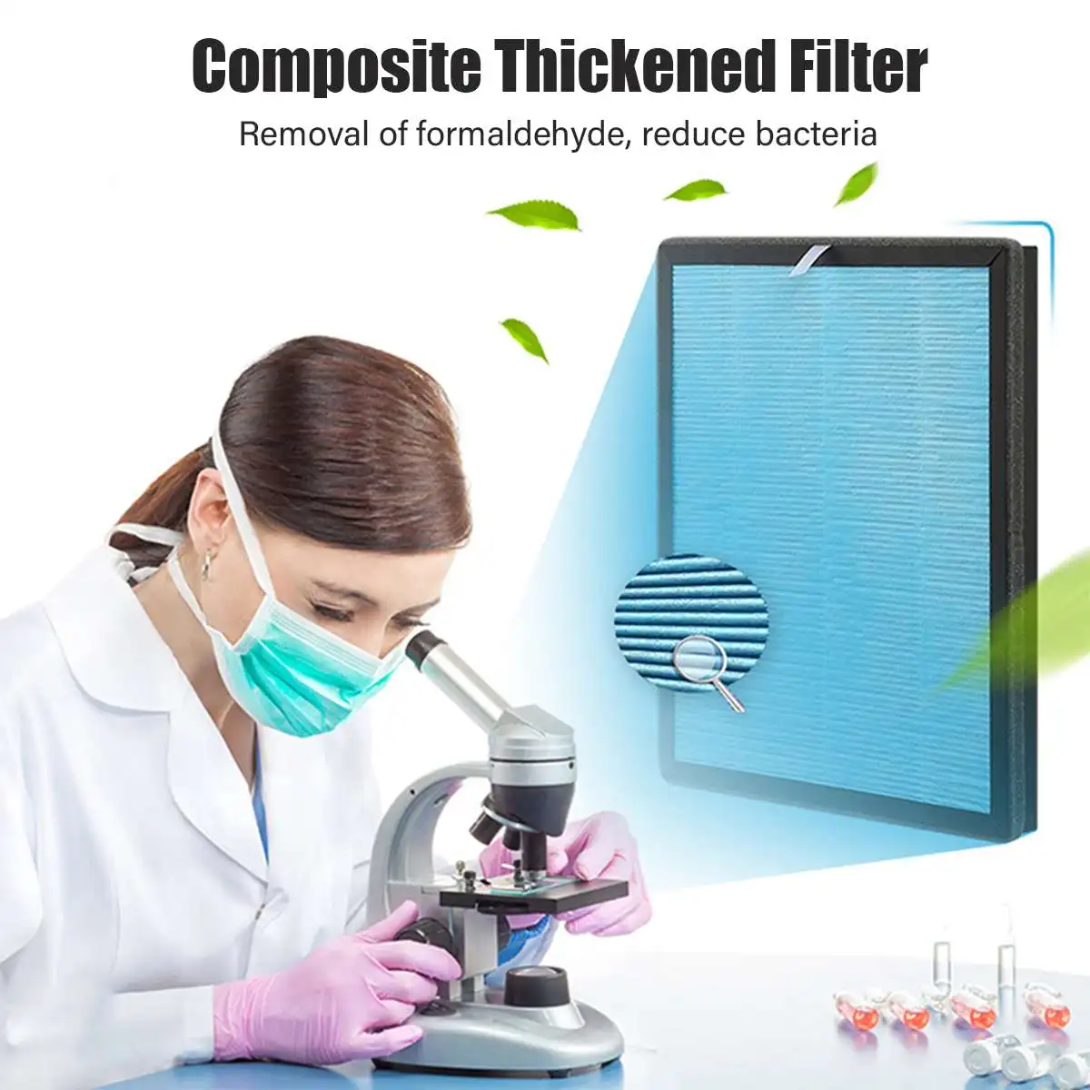 Air Purifier with HEPA RC Smart Touching Display Negative Ion Formaldehyde Odors Smoke Dust PM2.5 Air Fresh Filter Home Cleaner