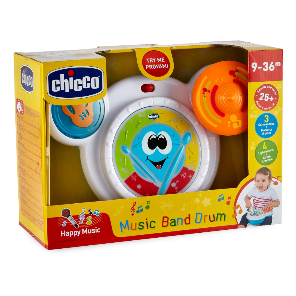 Игрушка музыкальная Chicco &quotБарабан&quot 9м+|Игрушечные музыкальные инструменты| |